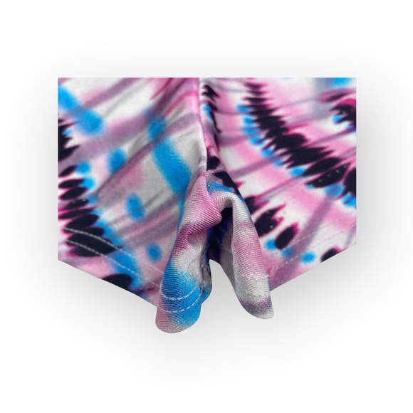 Motionwear ⍟ V-Waist Dance Gymnastic Competition Shorts ⍟ Multicolor Print ⍟ XS - Picture 13 of 16